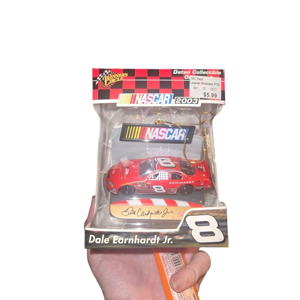 Dale Earnhardt Jr #8 NASCAR 2003 Winner's Circle Dated Collectible Ornament
